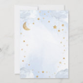 Twinkle Little Star Baby Shower 招待状 (裏面)