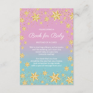 Twinkle Little Star Baby Shower Book forベビー エンクロージャーカード