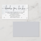 Twinkle Little Star Baby Shower BooksベビーEnc エンクロージャーカード (正面/裏面)