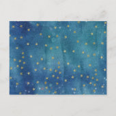Twinkle Little Star Baby Shower Books forベビー インビテーションポストカード (裏面)