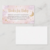 Twinkle Little Star Baby Shower Books for Baby エンクロージャーカード (正面/裏面)