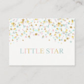 Twinkle Little Star Books forベビーリクエストカード エンクロージャーカード (裏面)