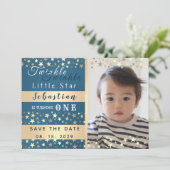 Twinkle Little Star Boy 1st Birthday セーブザデート (スタンド正面)