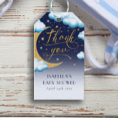 Twinkle Little Star Boy Baby Showerありがとう ギフトタグ