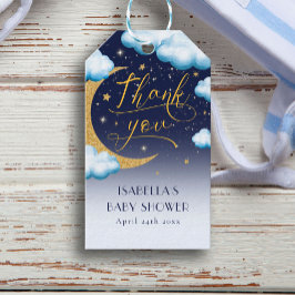 Twinkle Little Star Boy Baby Showerありがとう ギフトタグ