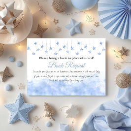 Twinkle Little Star Boy Book for Baby Shower Game エンクロージャーカード
