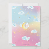 Twinkle Little Star Elephant Baby Shower by Mail 招待状 (裏面)