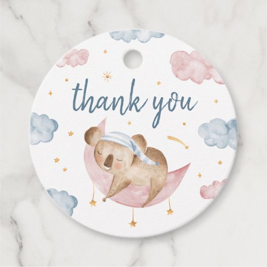 Twinkle Little Star Genderがメッセージカード フェイバータグ (正面)