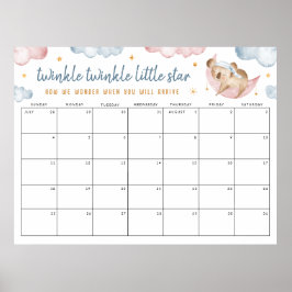 Twinkle Little Star Genderが日付を推測 ポスター