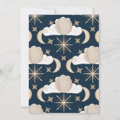 Twinkle Little Star Genderが避難室を明らかにする 招待状 (裏面)