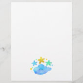 Twinkle Little Star Musicパーティーゲームベビーシャワー チラシ (裏面)