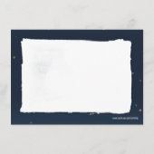 Twinkle Little Star Photo赤ちゃんシャワーありがとう ノートカード (裏面)