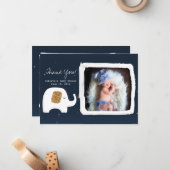 Twinkle Little Star Photo赤ちゃんシャワーありがとう ノートカード (正面/裏面インサイチュ)