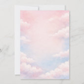 Twinkle Little Star Pink Baby Shower Invitation 招待状 (裏面)