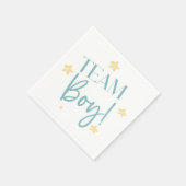 Twinkle Little Star Team Boy Blue Genderリビール スタンダードカクテルナプキン (角)