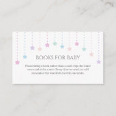 Twinkle Little Stars赤ちゃんシャワーベビー エンクロージャーカード (正面)