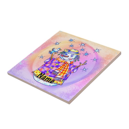 Twinkle Snowman  タイル (側面)