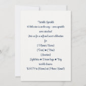 Twinkle Sprinkle | 天空の輝き 招待状 (裏面)