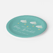 Twinkle Sprinkle Little Star Baby Shower/Sprinkle ペーパープレート (アングル)