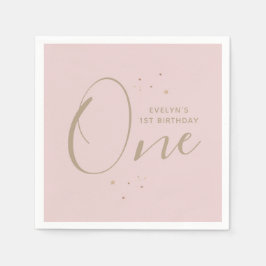 Twinkle Star 1st Birthday スタンダードカクテルナプキン