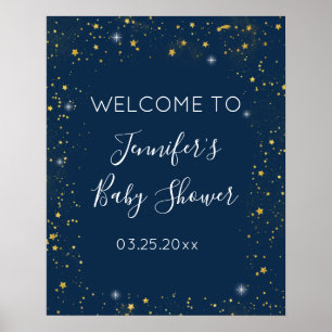 Twinkle Star Navy & Baby Showerへようこそ ポスター