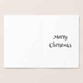 Twinkle Tree – ホイルグリーティングカード 箔カード (内部)