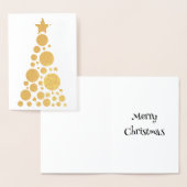 Twinkle Tree – ホイルグリーティングカード 箔カード (ディスプレー)