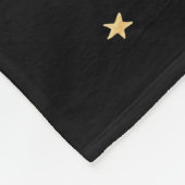 Twinkle Twinkleは三つ子の素朴マイルストーンを愛した フリースブランケット (角)