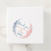 Twinkle Twinkleジェンダーリビールメッセージカード フェイバータグ (インサイチュ)