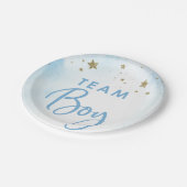 Twinkle Twinkleチームボーイジェンダーがプレート ペーパープレート (アングル)