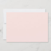 Twinkle Twinkleリトルスターガール 招待状 (裏面)