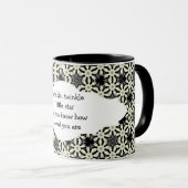 Twinkle、Twinkle小さな星がどのように愛しているか知っている マグカップ (正面右)