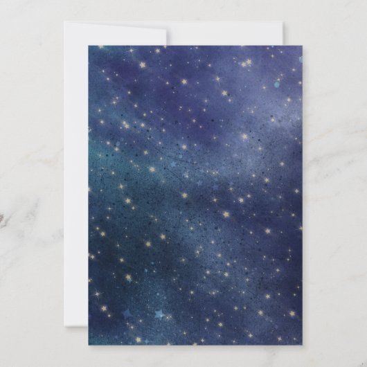 Twinkle Twinkle小さな星の性別が明らかにする 招待状 (裏面)