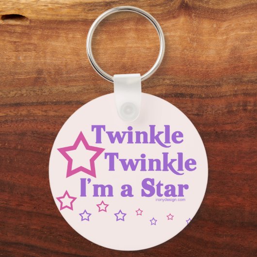 Twinkle Twinkle私はスター キーホルダー (裏面)