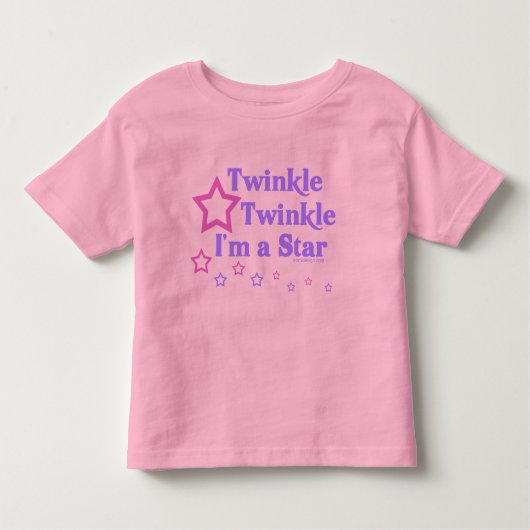 Twinkle Twinkle私はスター トドラーTシャツ (正面)