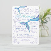 Twinkle Twinkle虹色海マーメイドホワイト 招待状 (スタンド正面)