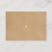 Twinkle Twinkle Book Request Baby Shower エンクロージャーカード (裏面)