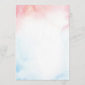 Twinkle Twinkle Gender招待状カード プログラム (裏面)