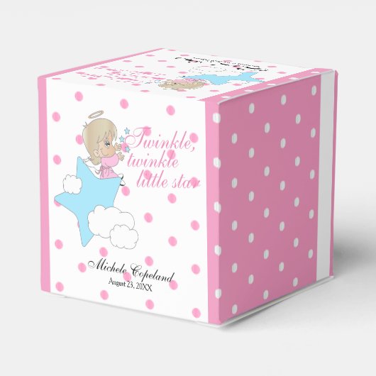 Twinkle, Twinkle Little Star – ベビーガールありがとう フェイバーボックス (裏面サイド)