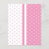 Twinkle, Twinkle Little Star – ベビーガール – ビンゴ チラシ (裏面)