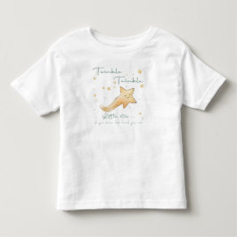 Twinkle Twinkle Little Star ボヘミアン+オートゥムン+パーソナル トドラーTシャツ