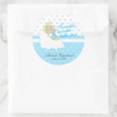 Twinkle, Twinkle Little Star -男の赤ちゃん ラウンドシール (バッグ)