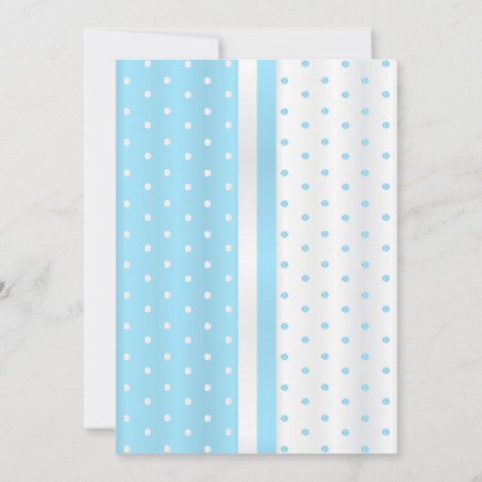 Twinkle, Twinkle Little Star -男の赤ちゃん 招待状 (裏面)