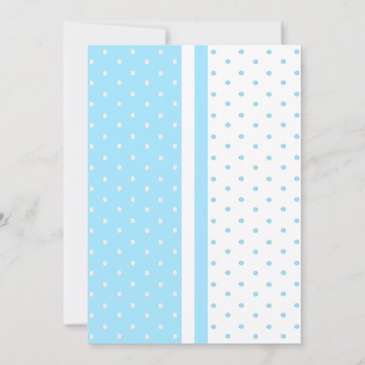 Twinkle, Twinkle Little Star -男の赤ちゃん 招待状 (裏面)