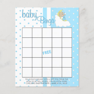 Twinkle, Twinkle Little Star -男の赤ちゃん- Bingo チラシ