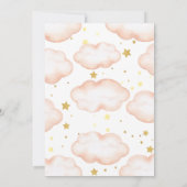 Twinkle Twinkle Little Star、赤面ムーンと星 招待状 (裏面)