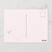 Twinkle Twinkle Little Star、魔法Wand Baby Girl ポストカード (裏面)