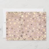 Twinkle Twinkle Little Star 1st Birthday セーブザデート (裏面)