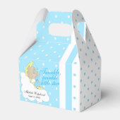 Twinkle, Twinkle Little Star - Baby Boy Thank You フェイバーボックス (裏面サイド)