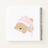 Twinkle Twinkle Little Star Baby Girl Teddy Bear N ノートブック (裏面)